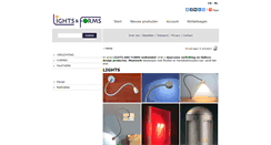 Desktop Screenshot of lightsandforms.com